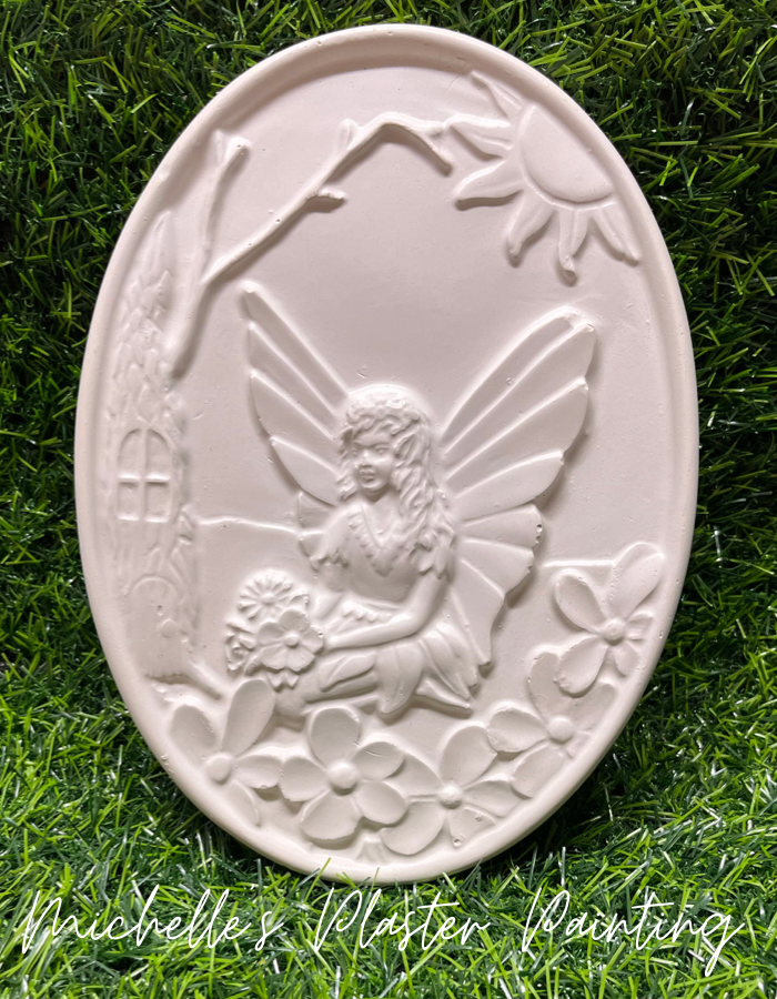 Oval Fairy Plaque