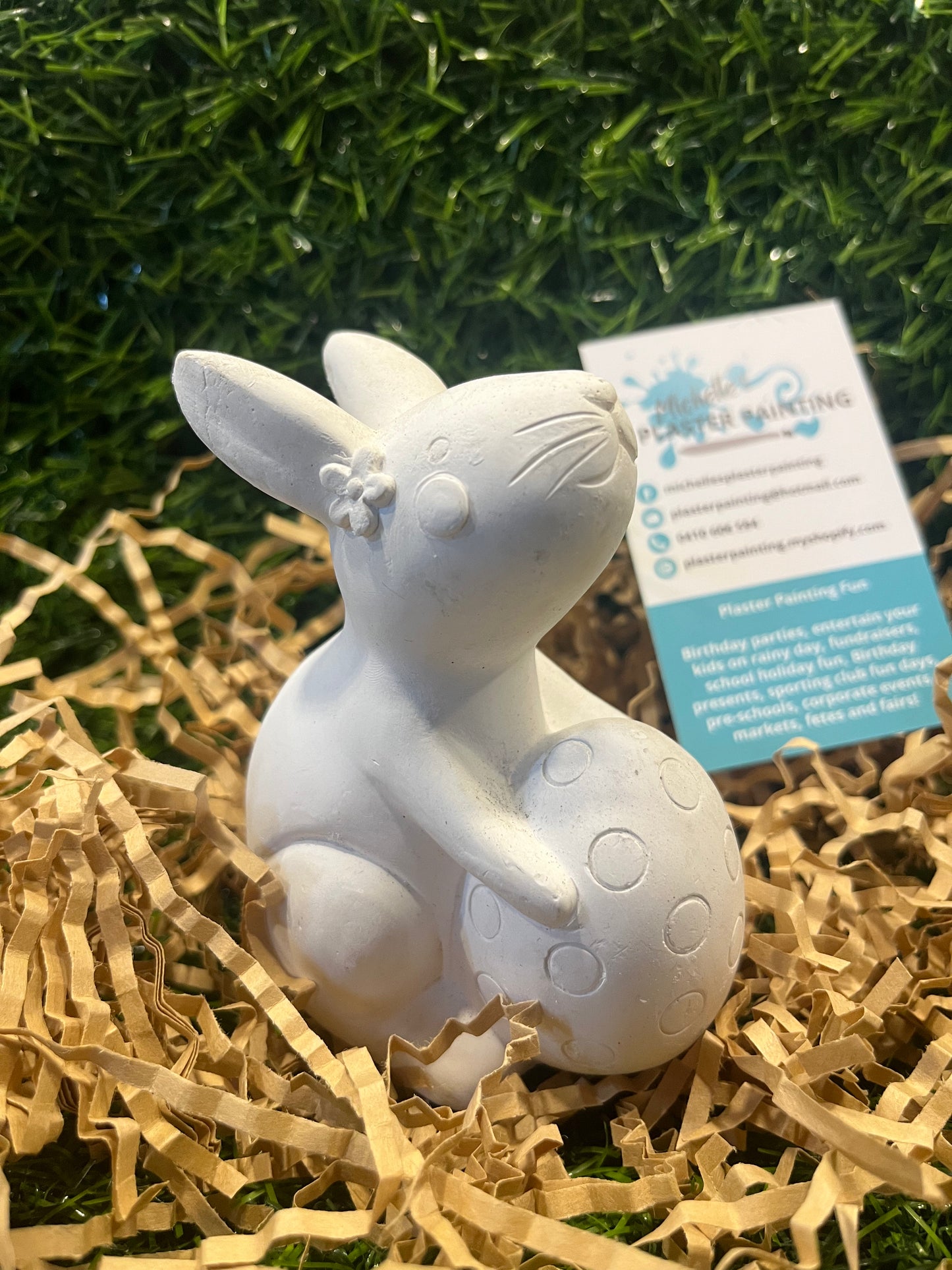 3D Easter Bunny and Egg