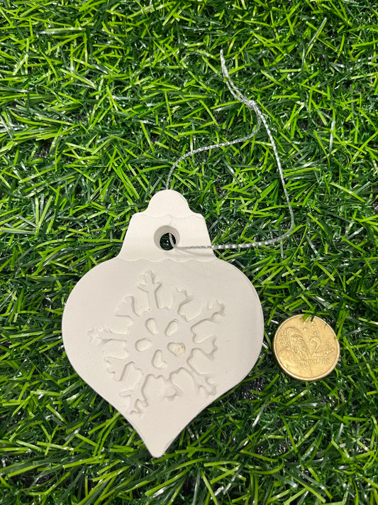 Snowflake Bauble Ornament